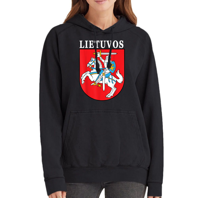 Lietuvos Emblem Lithuanian Coat Of Arms National Pride T Shirt Vintage Hoodie by cm-arts | Artistshot