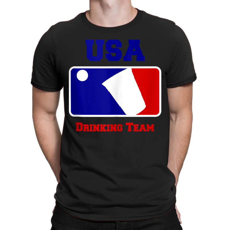 Usa Drinking Team Funny Party Beer Pong Game Tank Top T-shirt | Artistshot