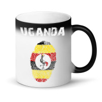 Uganda Fingerprint Flag Country Pride Heritage Shirt Magic Mug | Artistshot