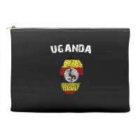 Uganda Fingerprint Flag Country Pride Heritage Shirt Accessory Pouches | Artistshot