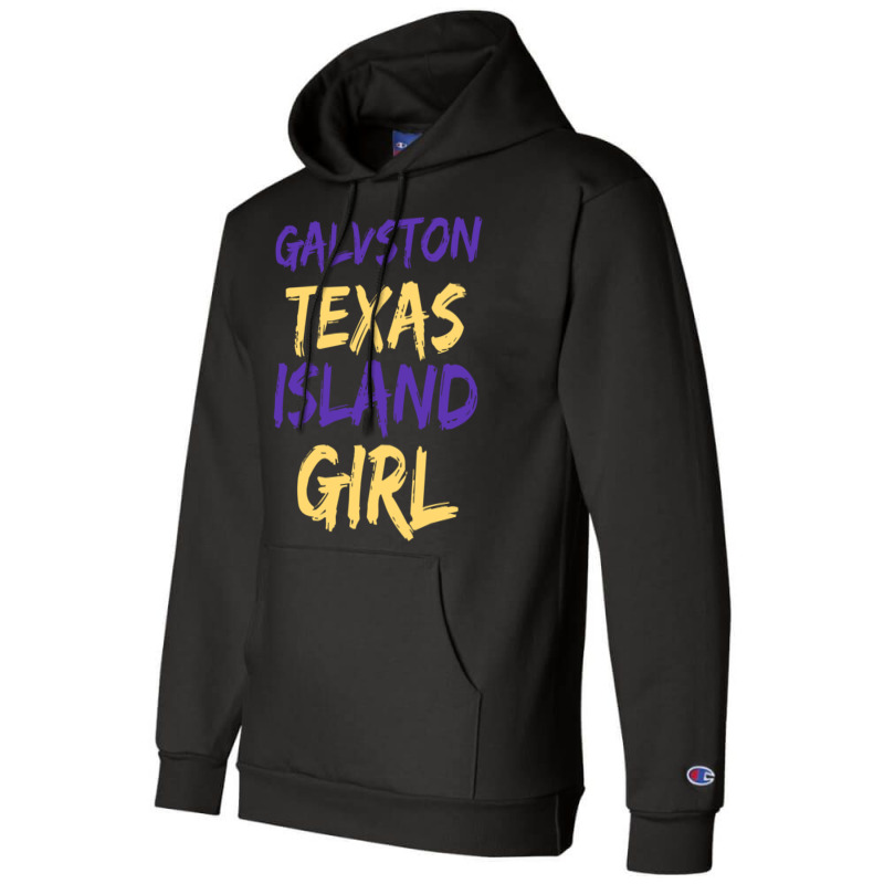 Galveston Island Apparel For Girls Boi Of Galveston Texas Pullover Hoo Champion Hoodie by cm-arts | Artistshot