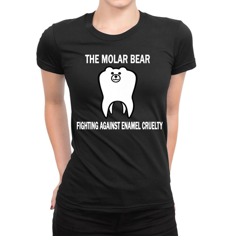 The Molar Bear Fighting Against Enamel Cruelty Shirt Premium T Shirt Ladies Fitted T-Shirt by cm-arts | Artistshot