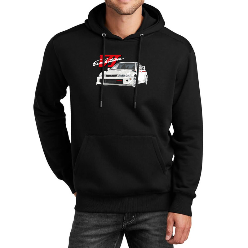 Mitsubish Evo Vi Tommy Makinen Edition White Unisex Hoodie by RobertDoss | Artistshot