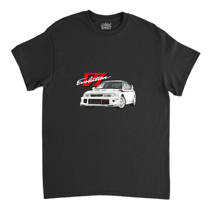 Mitsubish Evo Vi Tommy Makinen Edition White Classic T-shirt by RobertDoss | Artistshot