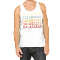 Calabasas California Calabasas Ca Retro Vintage Text Long Sleeve T Shi Tank Top | Artistshot