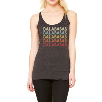 Calabasas California Calabasas Ca Retro Vintage Text Long Sleeve T Shi Racerback Tank | Artistshot