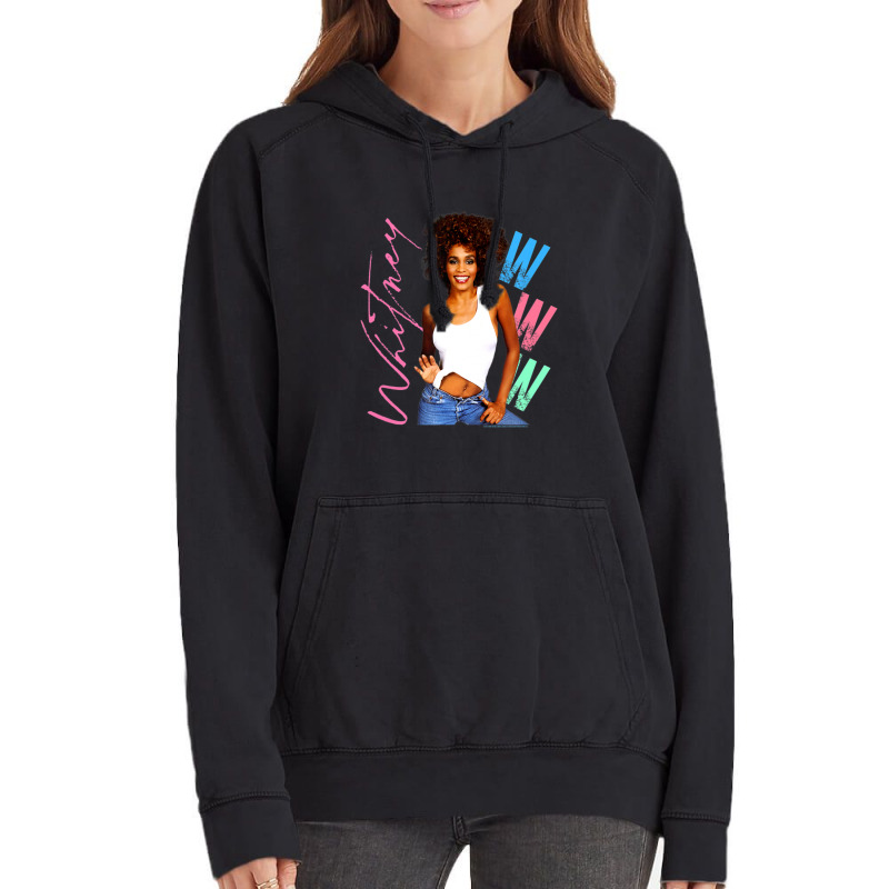 Whitney Houston I Wanna Dance With Somebody Vintage Hoodie | Artistshot