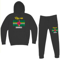 Dominica Flag Reppin West Indies Vacation Hoodie & Jogger Set | Artistshot