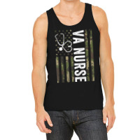 Va Nurse Camouflage American Flag Patriotic Medical Workers Tank Top | Artistshot