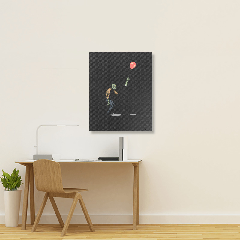 Zombie 1 Portrait Canvas Print | Artistshot