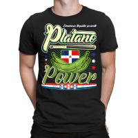 Dominican Republic Platano Power Baseball Dr Flag T-shirt | Artistshot