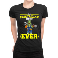 Best Electrician Mom Ever Electronic Technician T Shirt Ladies Fitted T-shirt | Artistshot