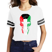 Kuwait Flag Colours Skull T Shirt Scorecard Crop Tee | Artistshot