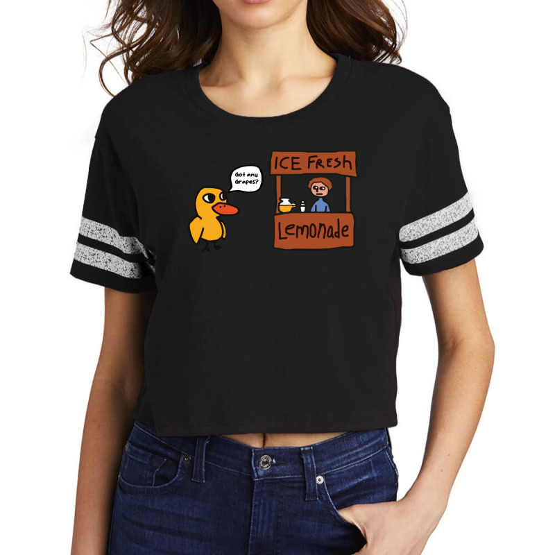 Lemonade Stand Got Any Grapes Scorecard Crop Tee by KennethSteele | Artistshot