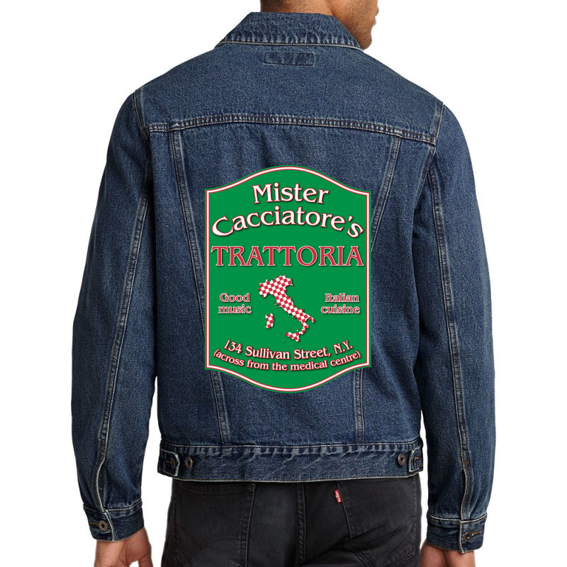 Mister Cacciatore's Men Denim Jacket by BrendonPatton | Artistshot