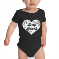 I Love Long Beach Shirt, Funny Cute California Hometown Gift Baby Bodysuit | Artistshot