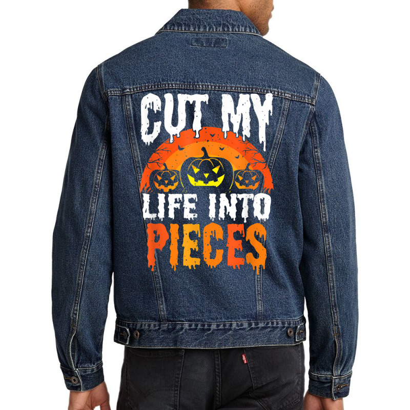 Cut My Life Into Pieces T Shirt Men Denim Jacket | Artistshot