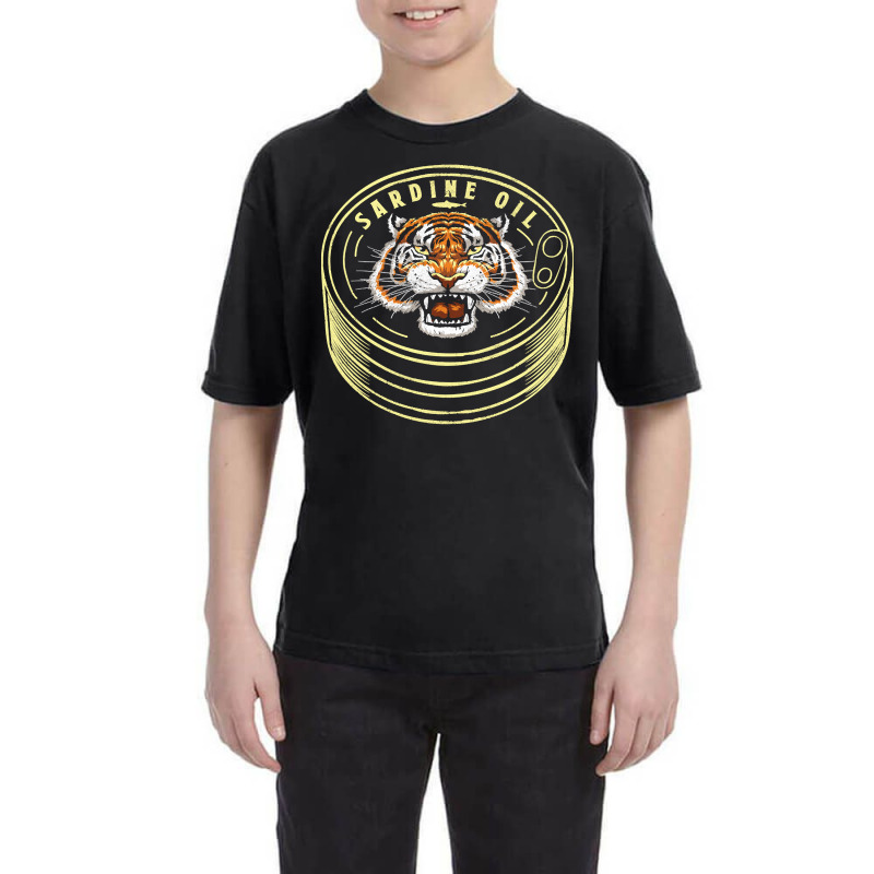 Tiger Head Sardine Oil Can, The Tiger's Head, Tiger's Skull, Tiger's F Youth Tee | Artistshot