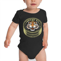 Tiger Head Sardine Oil Can, The Tiger's Head, Tiger's Skull, Tiger's F Baby Bodysuit | Artistshot