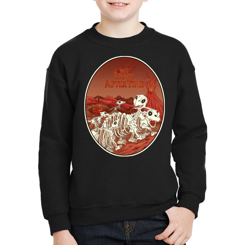 The Land After Time, The Land After Damaging Time, The Smouldering Lan Youth Sweatshirt | Artistshot