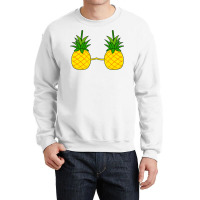 Pineapple Bra Costume Cute Easy Fruit Halloween Gift Crewneck Sweatshirt | Artistshot