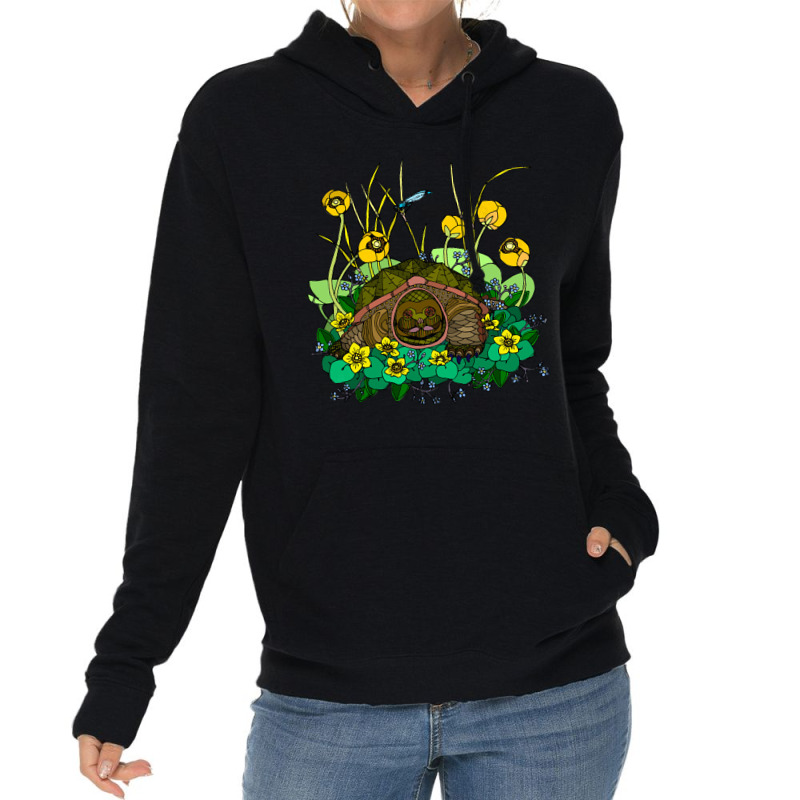 Snapping Turtle, Snapping Turtle Vintage, Snapping Turtle Art, Animal, Lightweight Hoodie | Artistshot