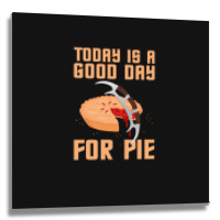 Klingon Pie Metal Print Square | Artistshot