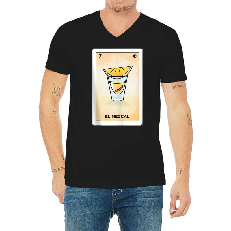 Mezcal Lotería Tank Top V-Neck Tee by cm-arts | Artistshot