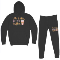 Womens No Talkie Before Coffee Hoodie & Jogger Set | Artistshot