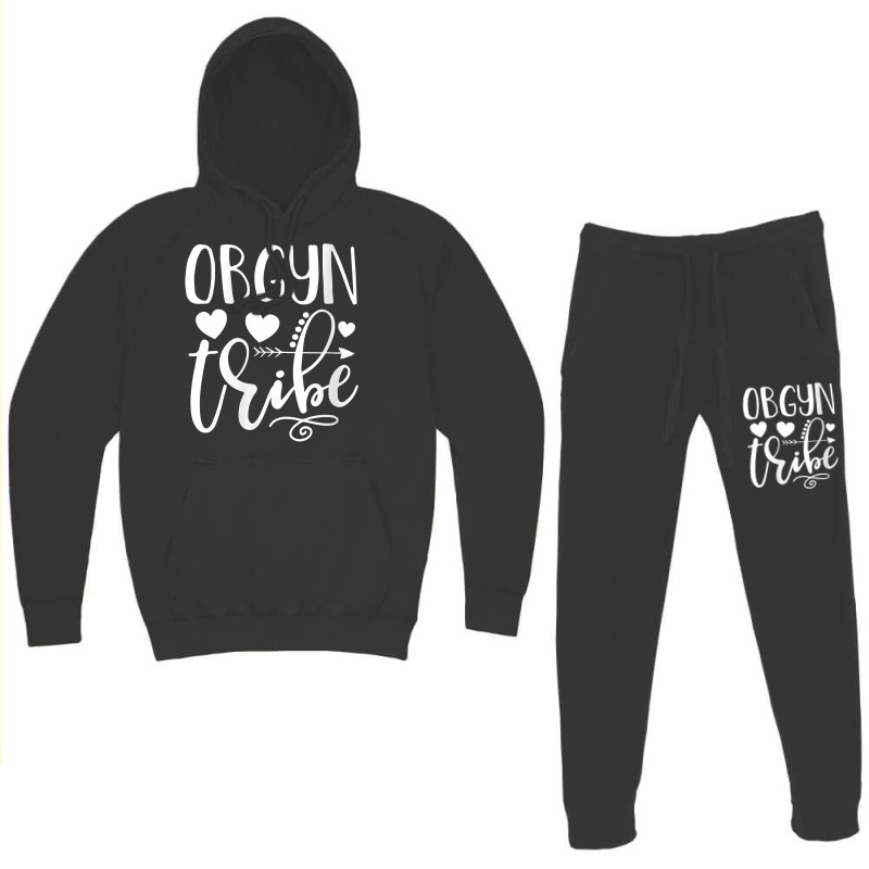 Womens Obgyn Tribe Funny Nurse Doctor Assistant Gynecology Ob Gift V-n Hoodie & Jogger Set | Artistshot