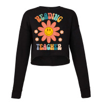 Funny Reading Teacher Rainbow Back To School Appreciation T Shirt Cropped Sweater | Artistshot