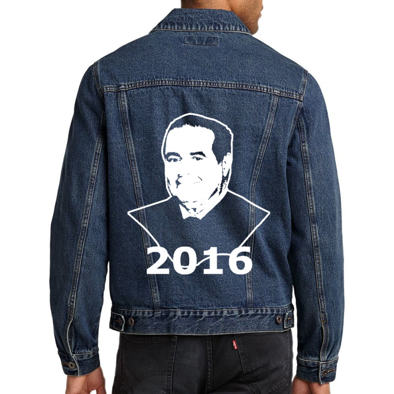 Antonin Scalia 2016 Candidate Men Denim Jacket by cm-arts | Artistshot