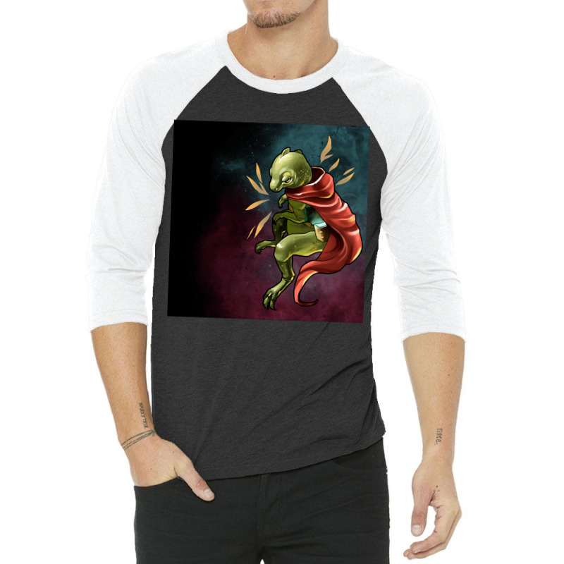 Space Invader Reptile, Space Invader, Reptile, Space Invader Reptile A 3/4 Sleeve Shirt by SHTULIPS | Artistshot