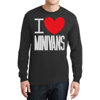 I Love Minivans   Heart Mini Van Funny Parent Mom Dad Premium T Shirt Long Sleeve Shirts | Artistshot