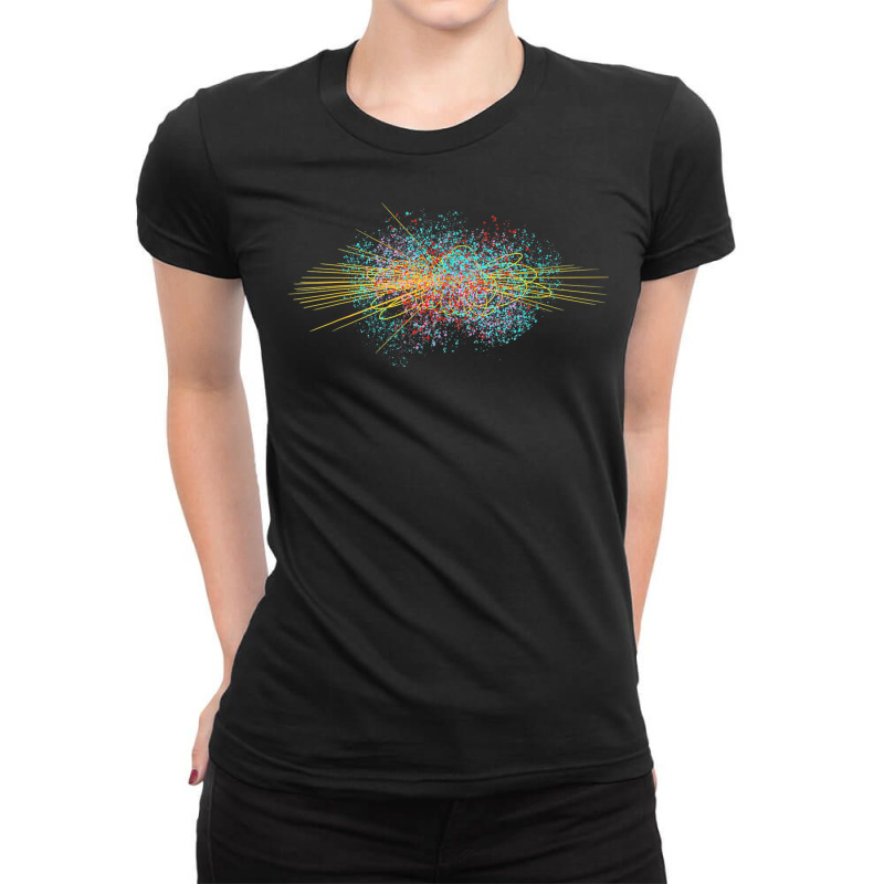 Funny Higgs Boson Particle Quantum Gift Cool Physics Lovers T Shirt Ladies Fitted T-Shirt by lazhehurezhu | Artistshot