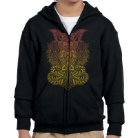 Strigiformes Animal Gradation, Strigiformes Animal, Strigiformes, Anim Youth Zipper Hoodie | Artistshot