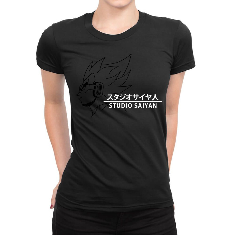 Studio Saiyan Ladies Fitted T-Shirt by Karlangas | Artistshot