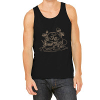 Skull Mushroom Morel Mycologist Goth Mushroom Skeleton Tank Top | Artistshot