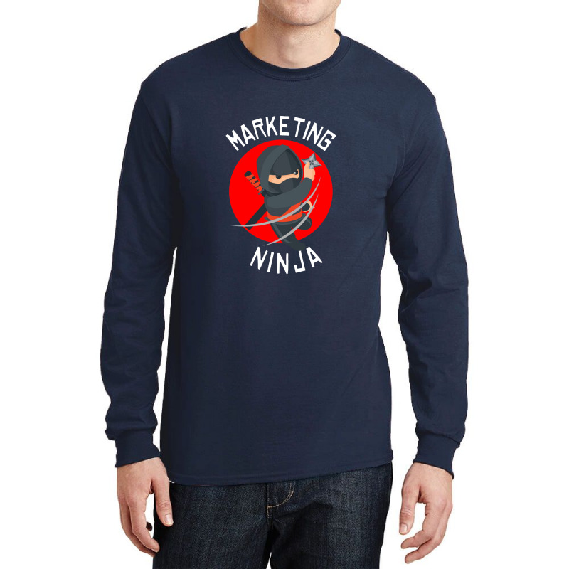 Marketing Ninja Long Sleeve Shirts by mysticland_nft | Artistshot