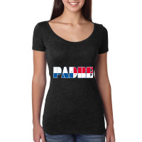 Panamanian Flag Padre Tee Shirt For Hispanic Fathers Day Women's Triblend Scoop T-shirt | Artistshot