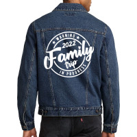 Warning Family Trip In  Progress 2022 Family Trip Matching T Shirt Men Denim Jacket | Artistshot