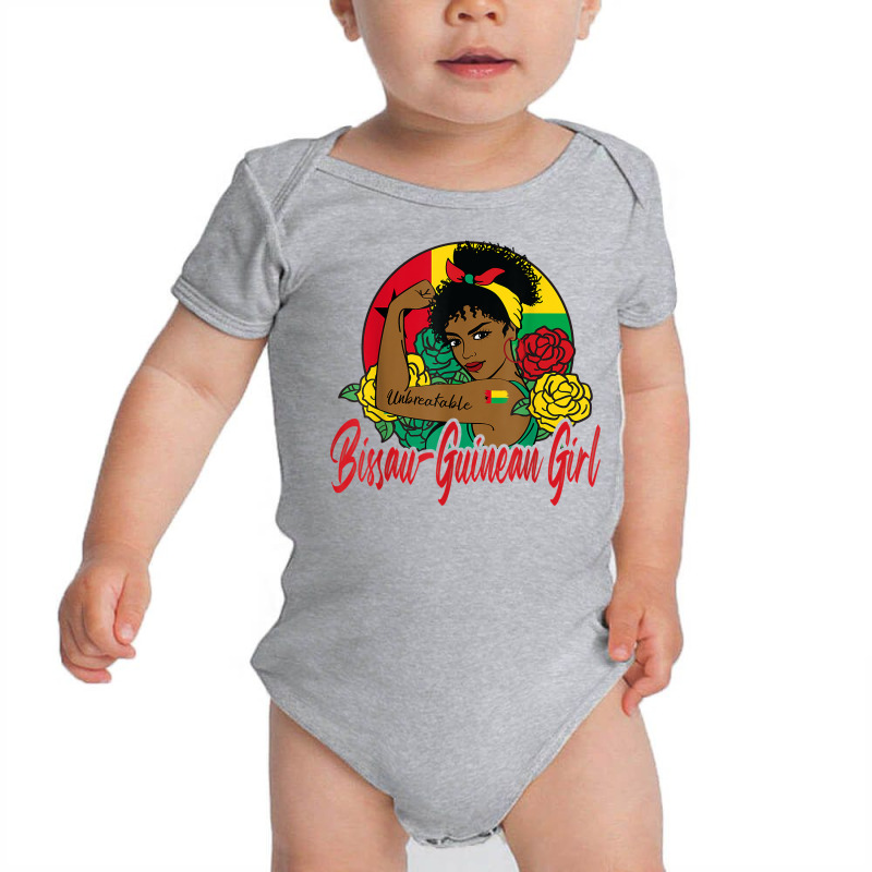 Guinea Bissaun Girl Guinea Bissau Woman Guinea Bissauns Flag T Shirt Baby Bodysuit | Artistshot