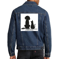 Cat&doog Men Denim Jacket | Artistshot