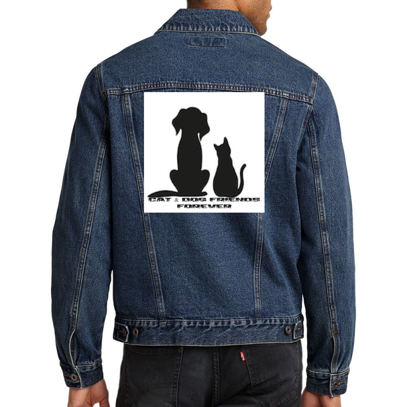 Cat&doog Men Denim Jacket | Artistshot