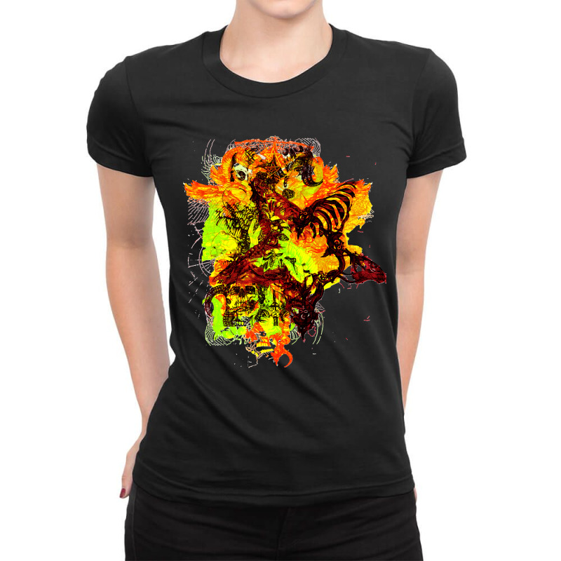 Crazy Toxic Star Classic Ladies Fitted T-Shirt by cm-arts | Artistshot