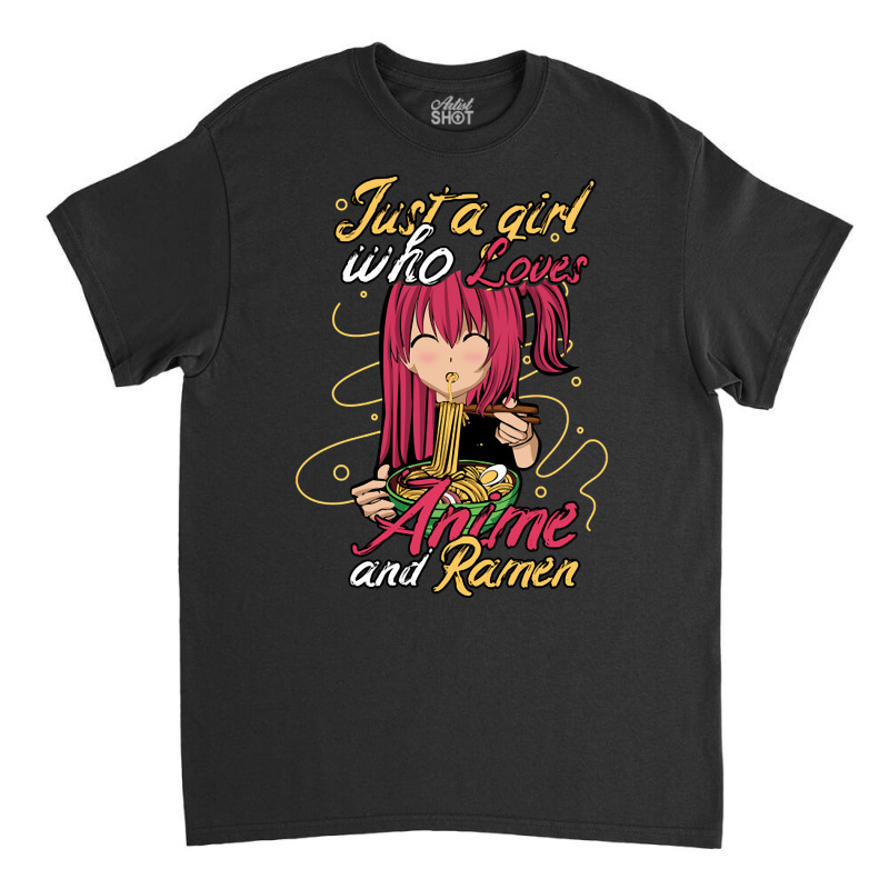 Anime Ramen Girls Classic T-shirt by King Davila | Artistshot