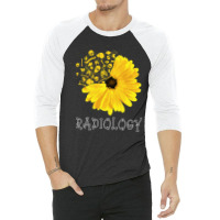 Radiology Sunflower Tech Radiologist X Ray Radiographer Rad Sweatshirt 3/4 Sleeve Shirt | Artistshot