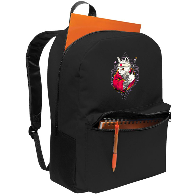 Pagan Occult Japan Flag Kawaii Anime Cat Samurai Pastel Goth Backpack | Artistshot