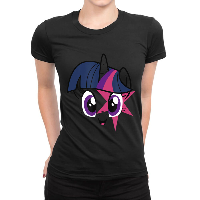 My Little Pony Twilight Sparkle Smiling Face Ladies Fitted T-Shirt by Kanmopsuk45 | Artistshot