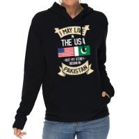 Pakistan American Flag Usa Pakistani Roots Gifts Lightweight Hoodie | Artistshot